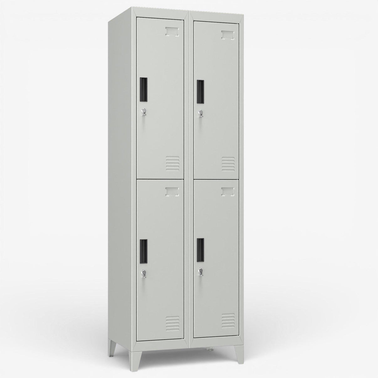 Casilleros locker 2 cuerpos y 4 puertas.