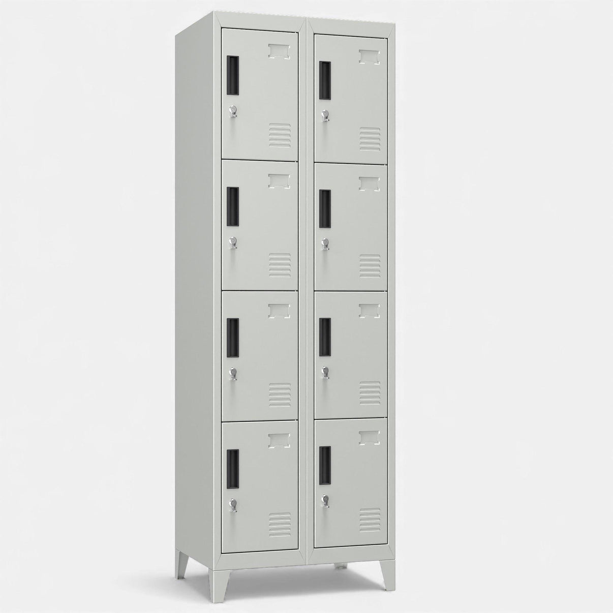 Casilleros locker 2 cuerpos y 8 puertas.