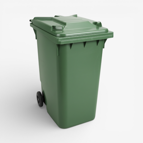 Contenedor de basura 360 litros.