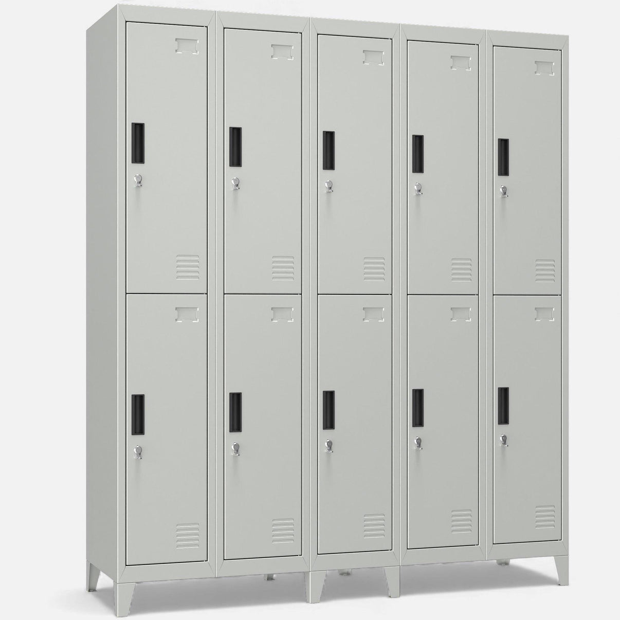 Casilleros locker 5 cuerpos y 10 puertas.