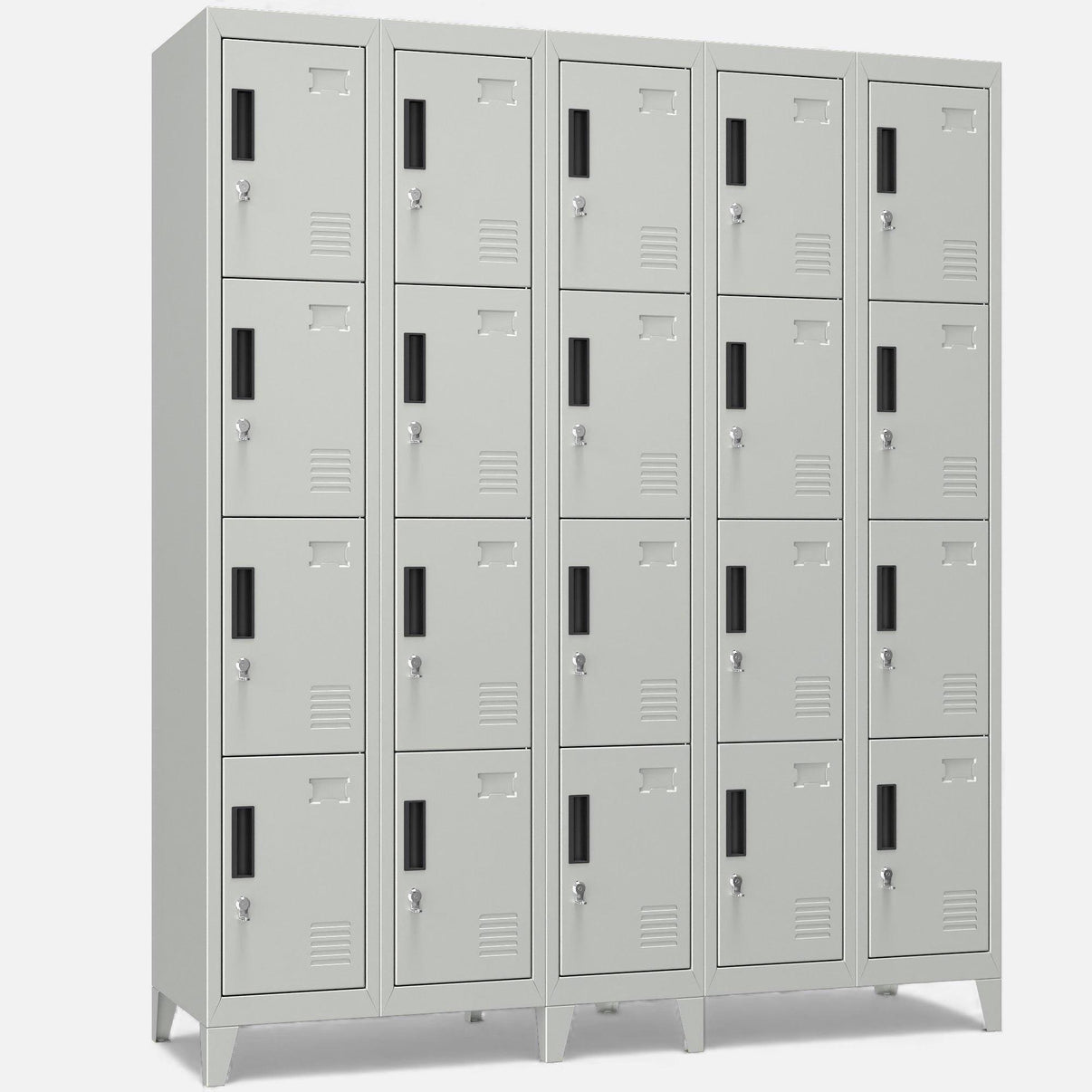 Casilleros locker 5 cuerpos y 20 puertas.