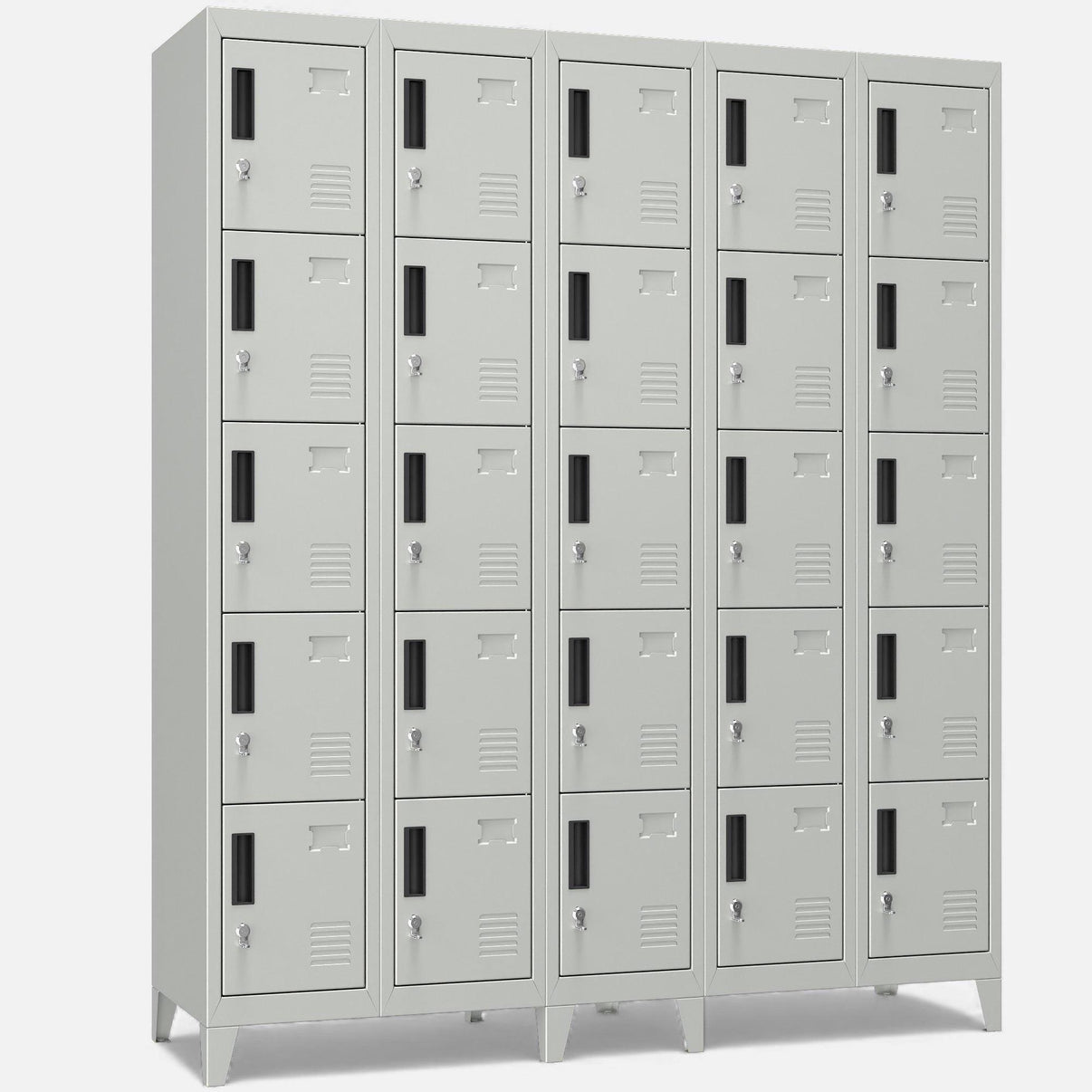 Casilleros locker 5 cuerpos y 25 puertas.