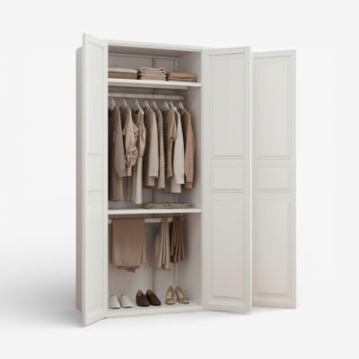 Closet metálico 3 puertas línea white BC-11