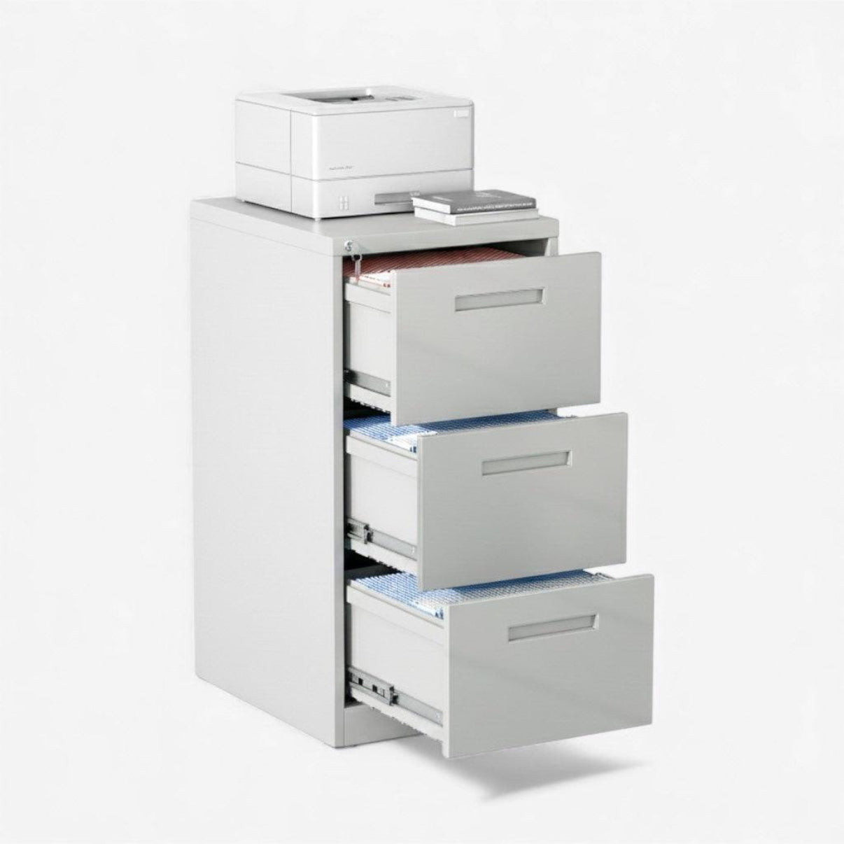 Kardex metálico 3 cajones - gray.