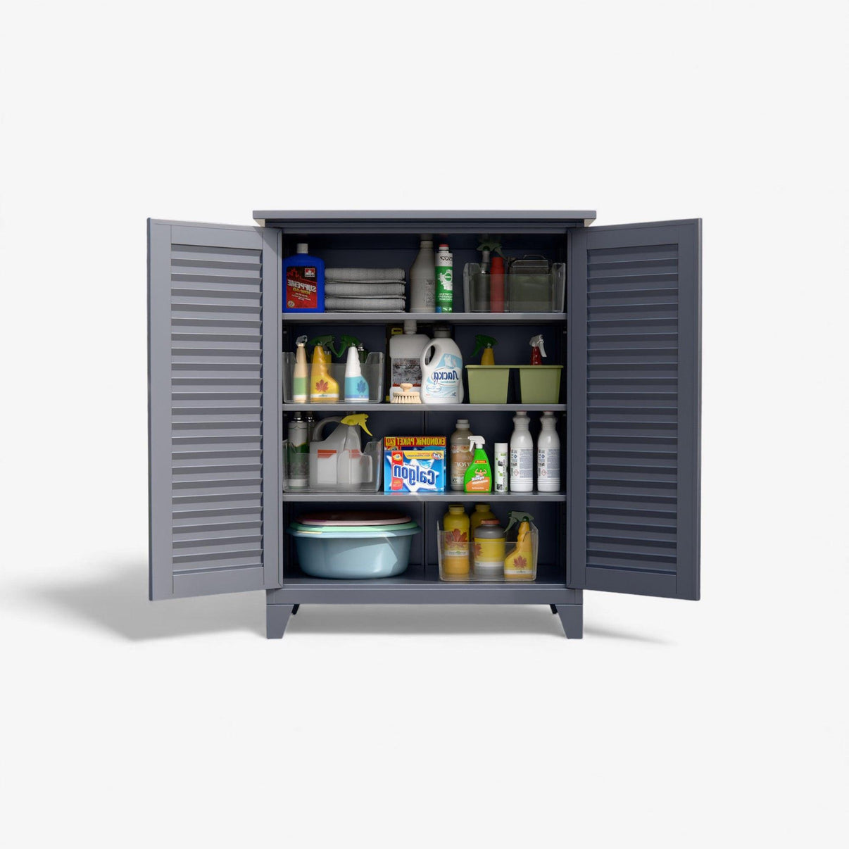 Gabinete exterior bajo 4 separaciones 120x90x50 cm - OCC-10.