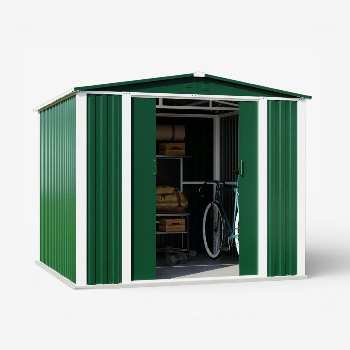 Bodega Exterior doble techo 240x240 5.76 M2 - Green.