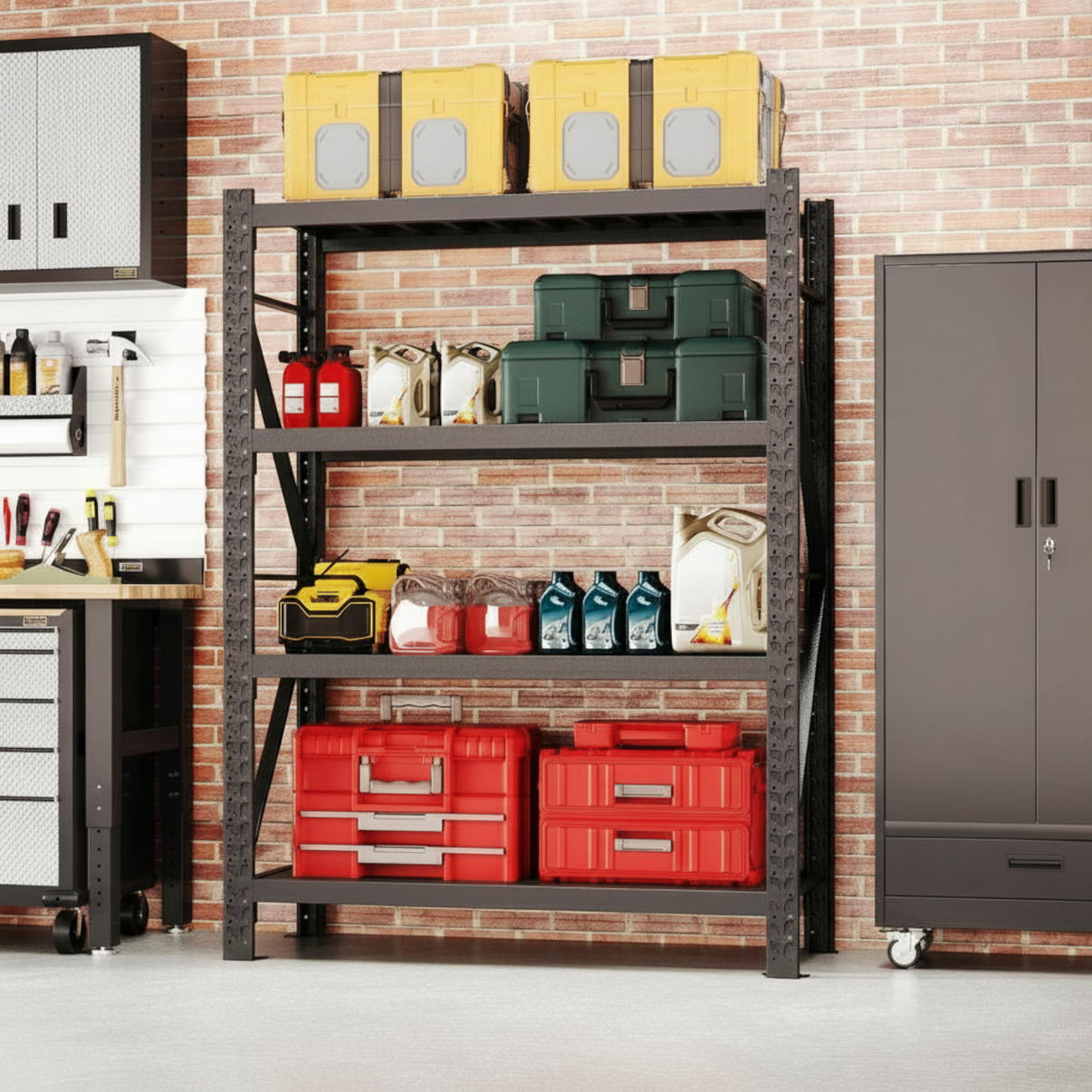 Mini rack black 150x60cm 200 kg por nivel.