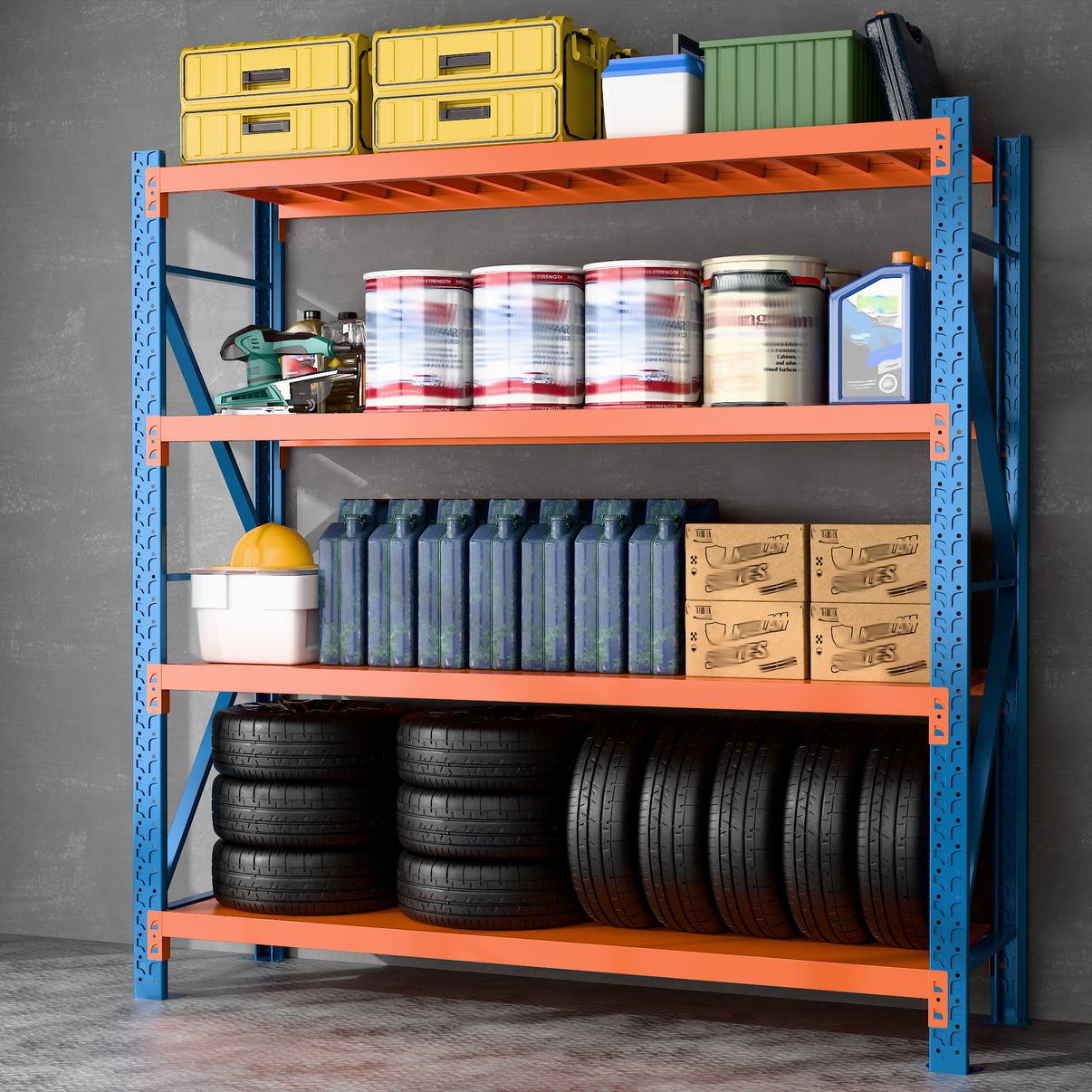 Mini rack 200x60cm 200 kg por nivel.