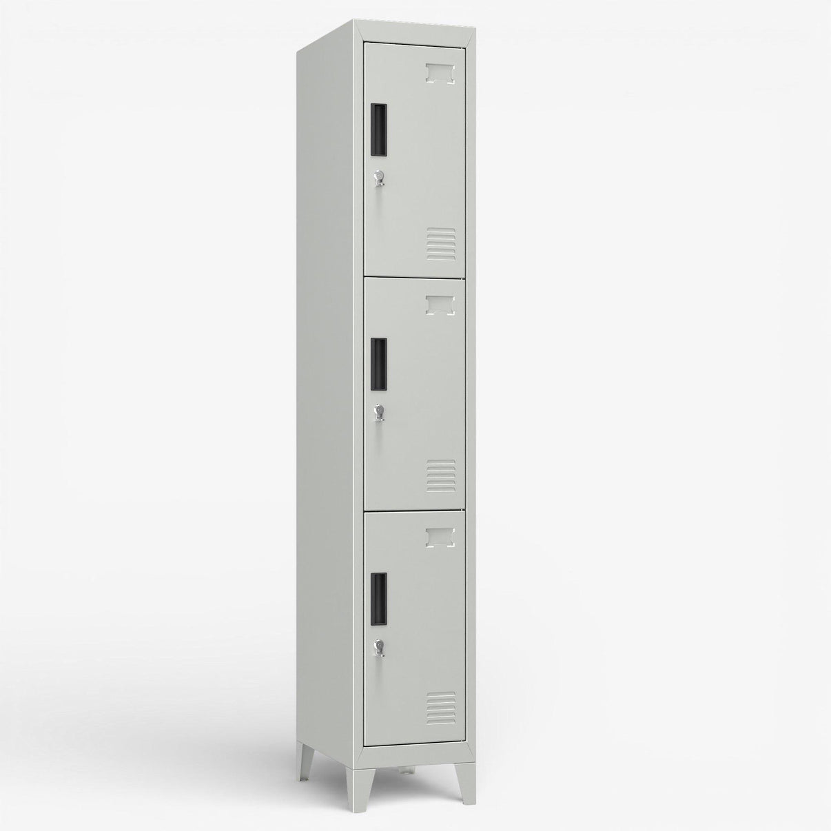 Casilleros locker 1 cuerpo y 3 puertas.