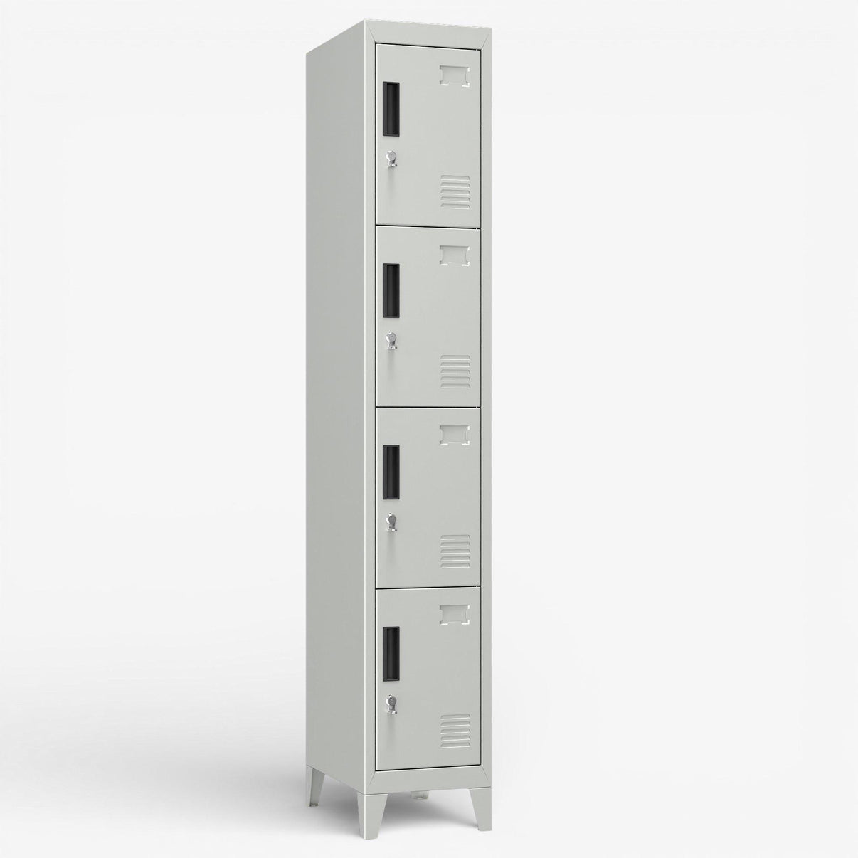 Casilleros locker 1 cuerpo y 4 puertas.