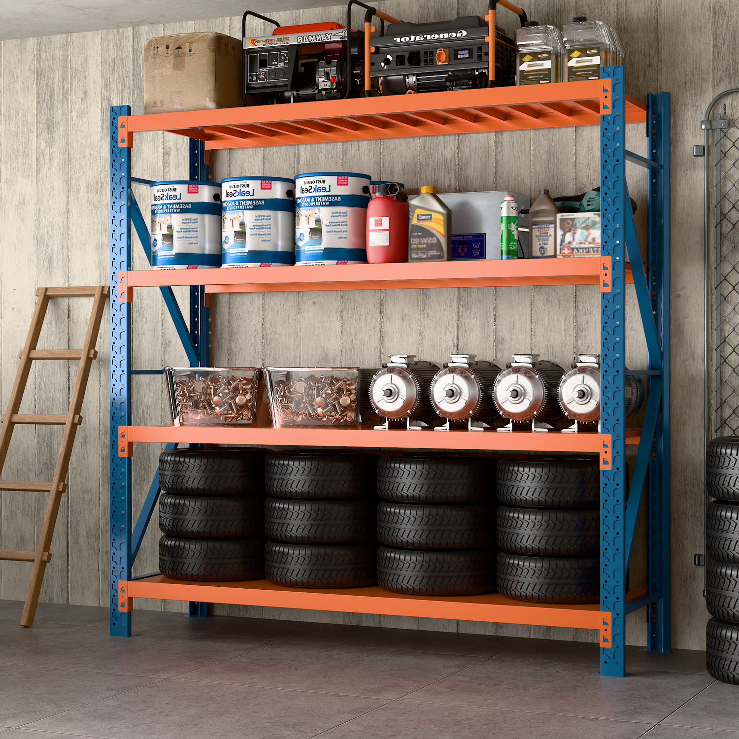 Mini rack 200x60cm 200 kg por nivel.