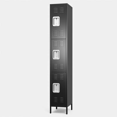 Casillero locker black 1 cuerpo 3 puertas.