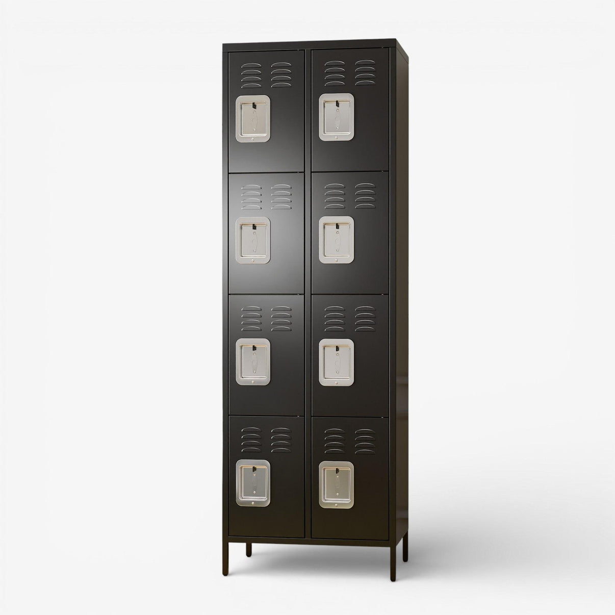 Casillero locker black 2 cuerpos 8 puertas.
