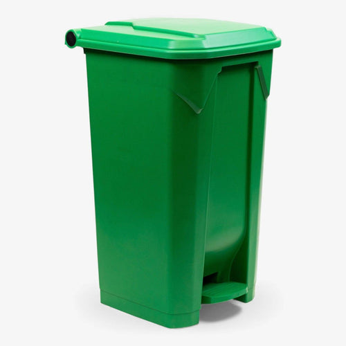 Basurero 100 litros pedal central.