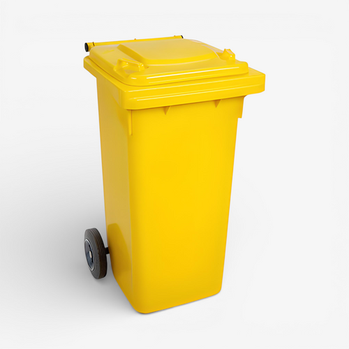 Contenedor de basura 120 litros.