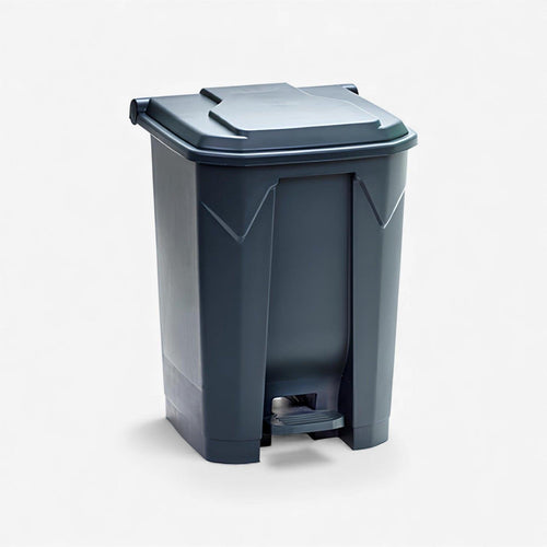 Basurero 50 litros pedal central.