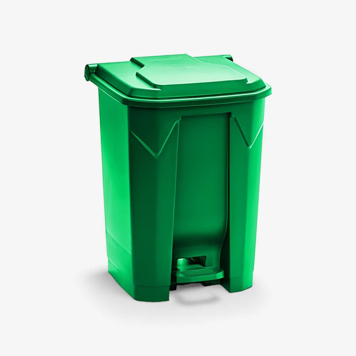 Basurero 50 litros pedal central.