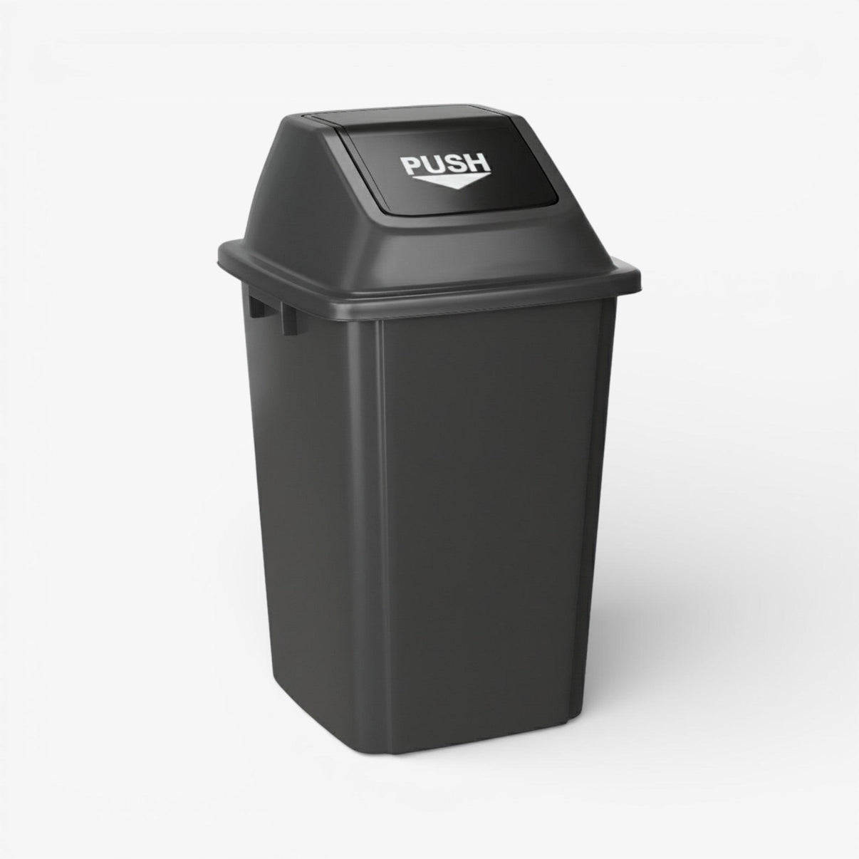 Basurero tapa de push 60 litros.