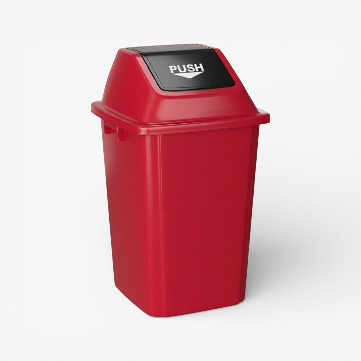 Basurero tapa de push 60 litros.