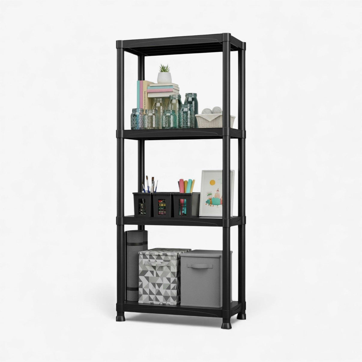 Estantería plástica 4 niveles - 8S4.