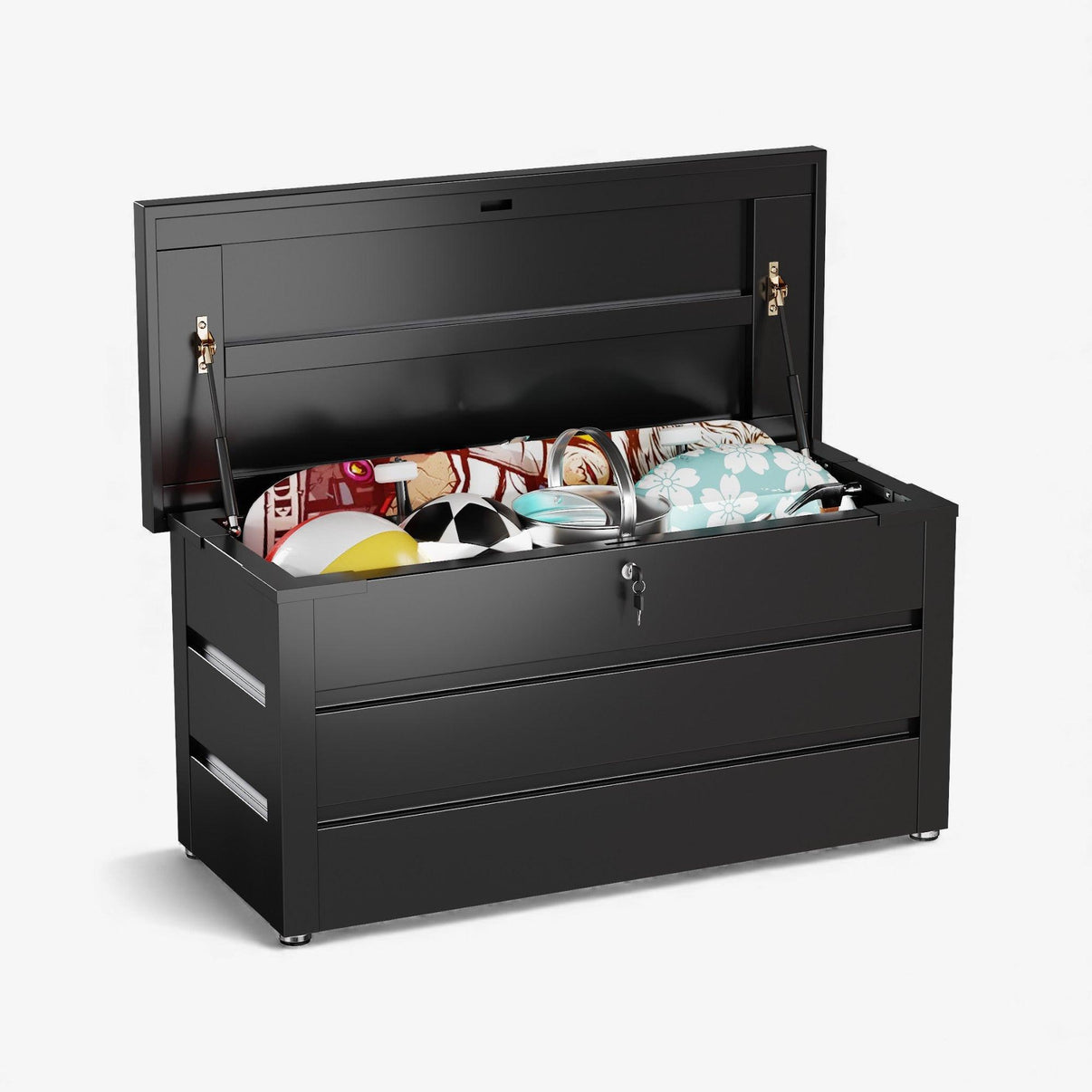 Caja jardín metálica - black.