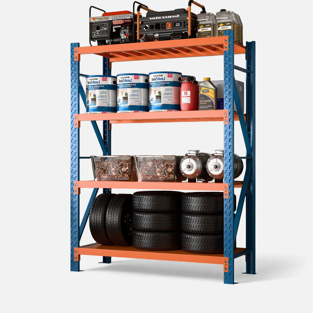 Mini rack 150x60cm 200 kg por nivel.