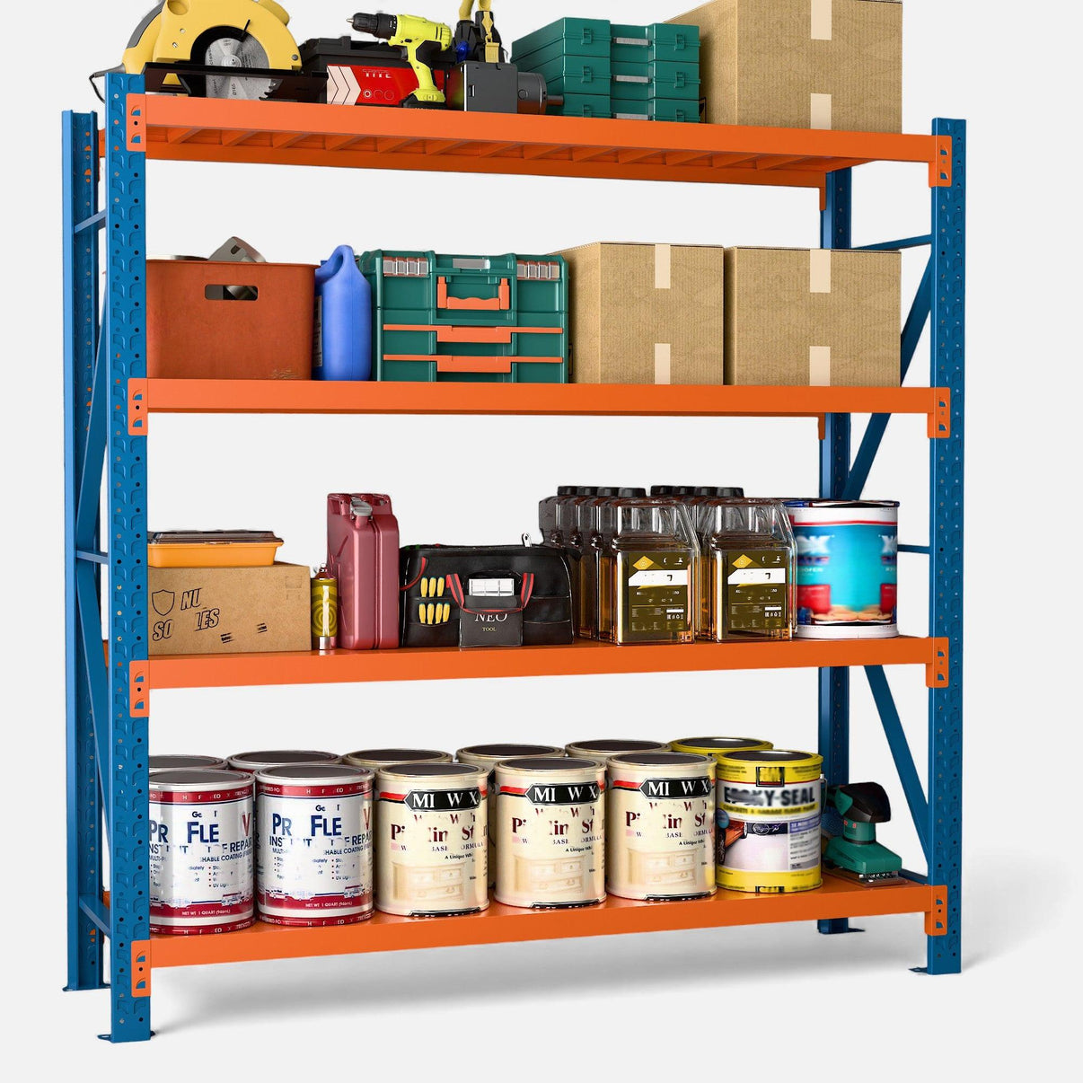 Mini rack 200x60cm 200 kg por nivel.