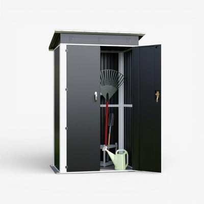 Bodega exterior techo simple 120x90 1.08 M2 - Black.
