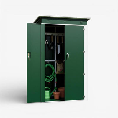Bodega exterior techo simple 120x120 1.44 M2 - Green.
