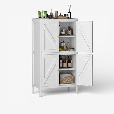 Mueble organizador 4 puertas 4 niveles línea white YXG-04