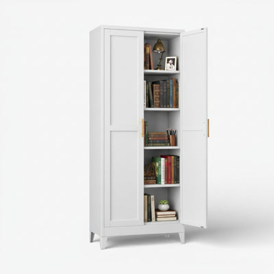 Gabinete alto 5 niveles línea white YXG-05