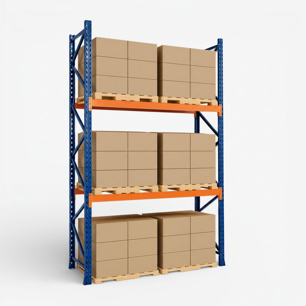 Rack porta pallet 4 metros de altura.