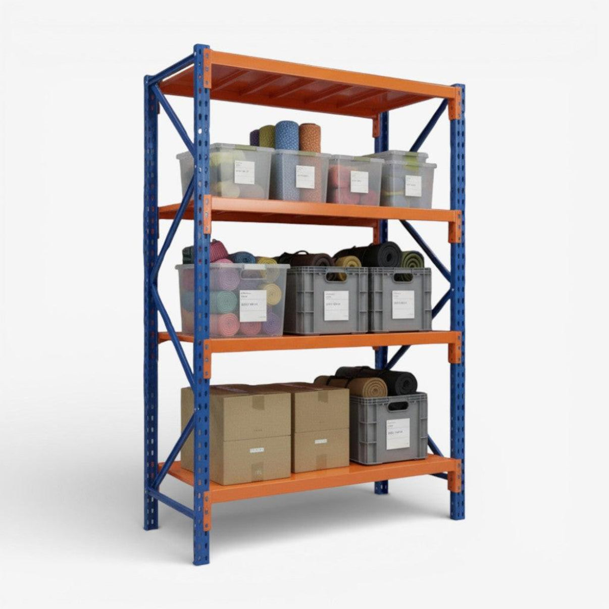 Estanteria mini rack 120X60 cm 4 niveles.