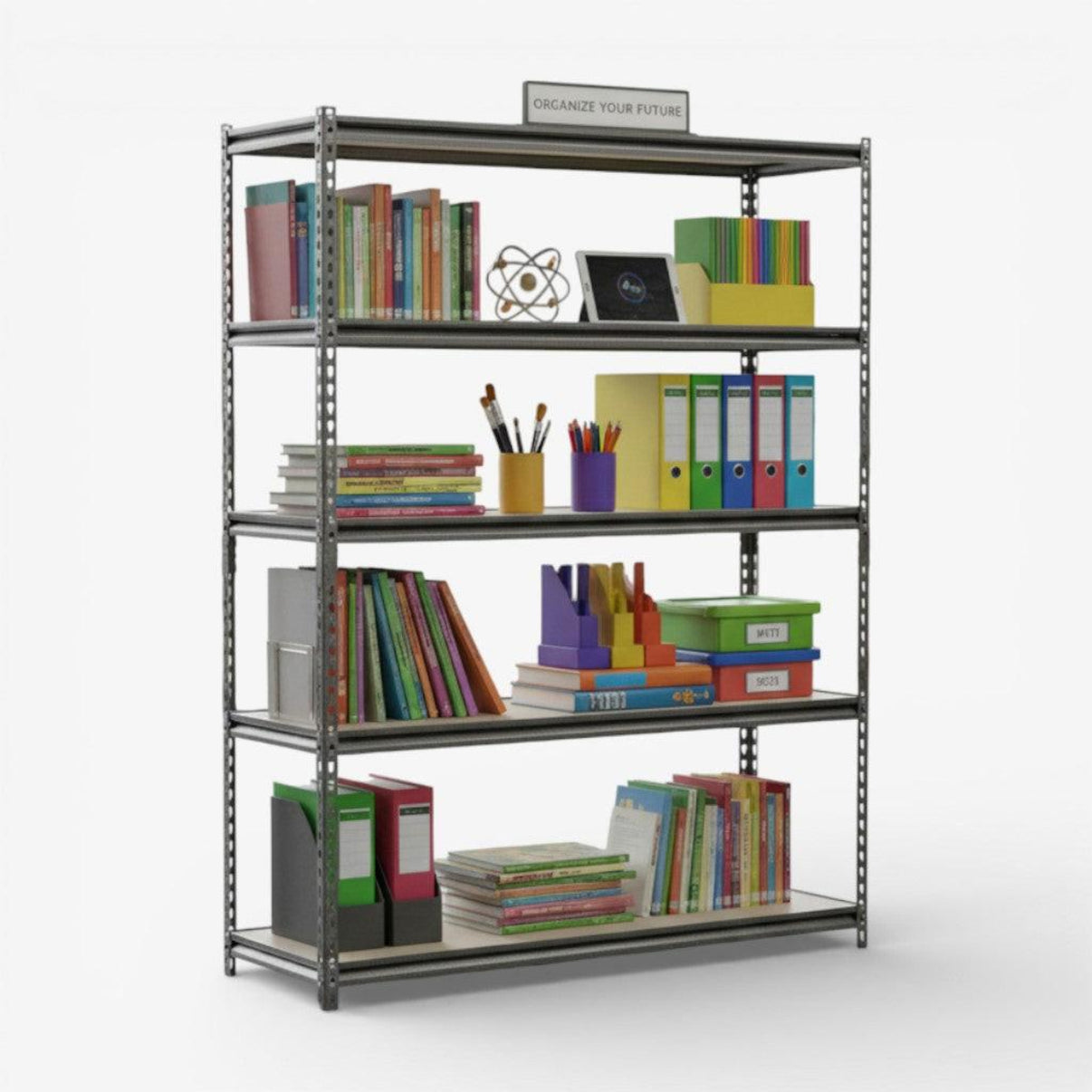 Estanteria s/p liviana 90x45x180 5 niveles 75kg por bandeja - SP900450P.