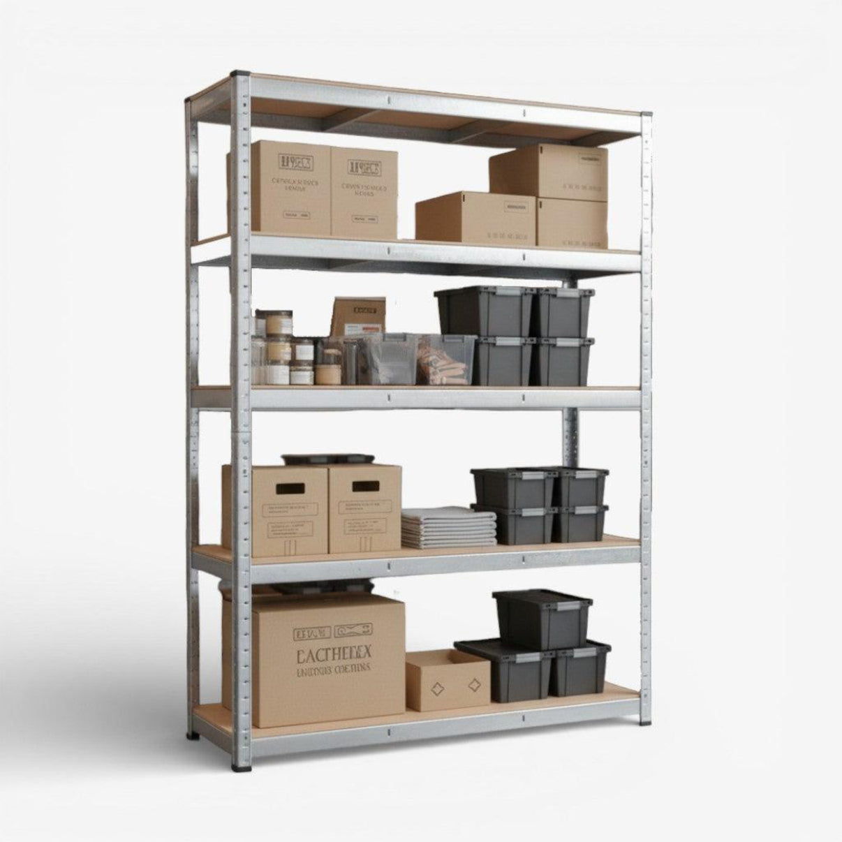 Estanteria liviana 120x45x220 5 niveles 70kg por bandeja - SG350.